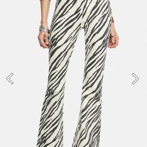 Free people Penny Pull on Zebra Pant
